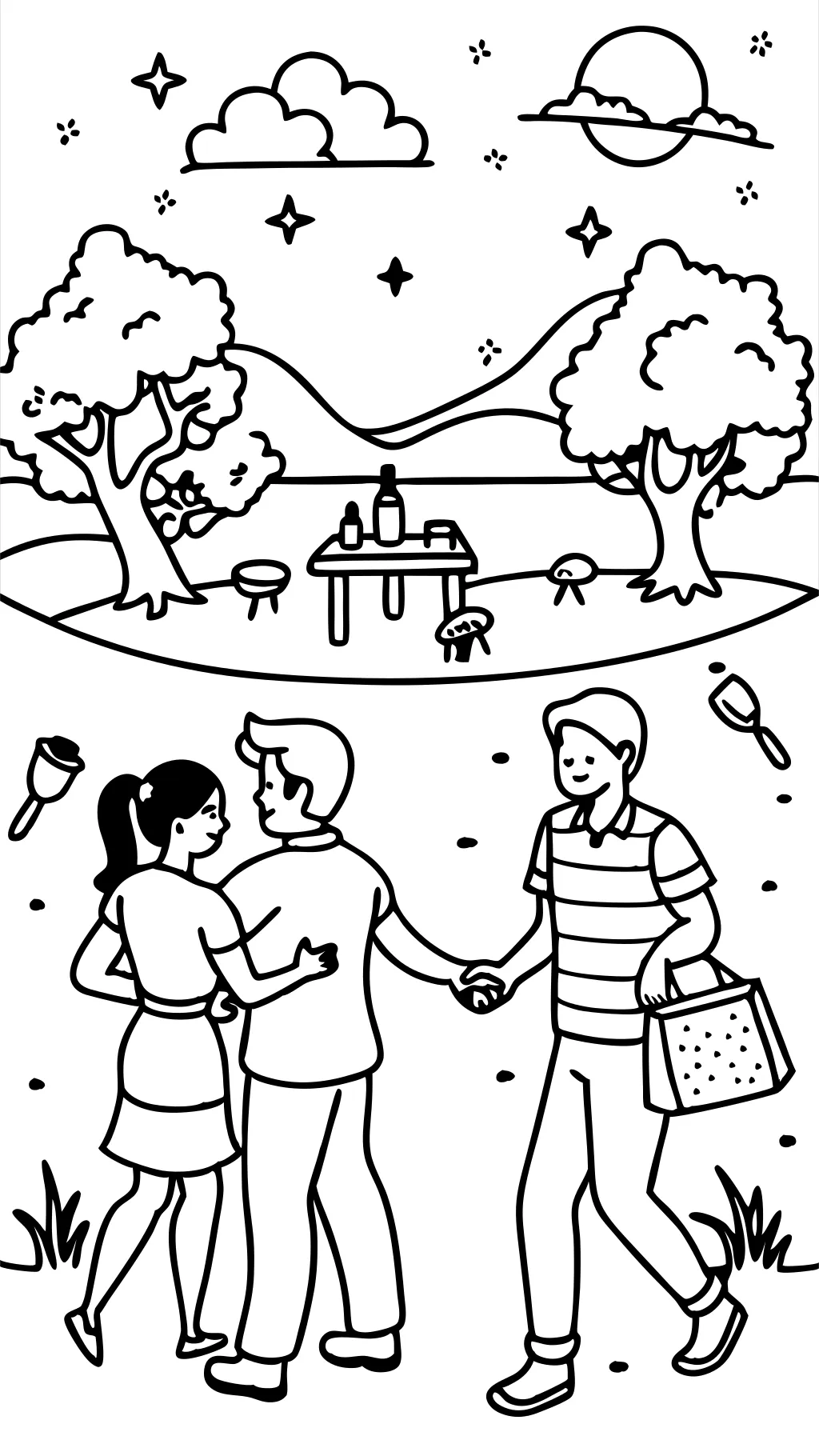 coloring pages of couples